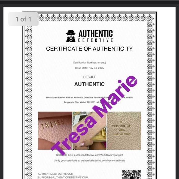 SOLD~Louis Vuitton CLEMENCE Waller - Picture 2 of 7